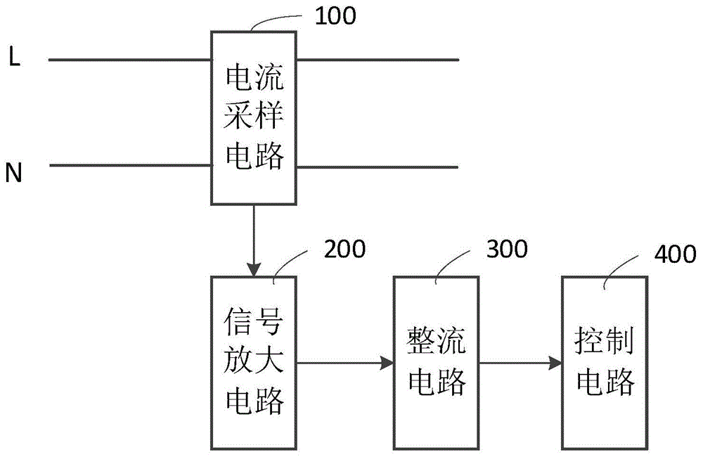 断路器的漏电保护电路的制作方法