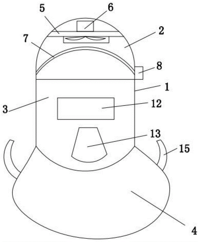 一种多功能焊接用防护面罩的制作方法