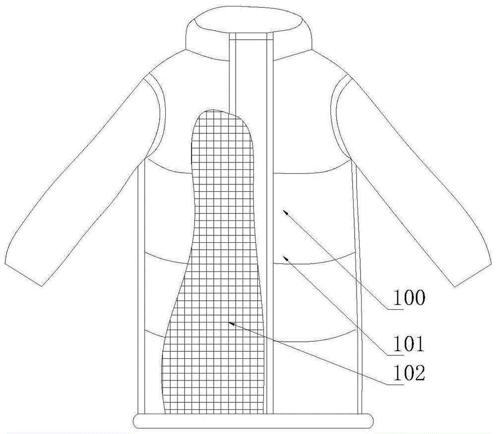 一种可消除静电的羽绒服内胆的制作方法