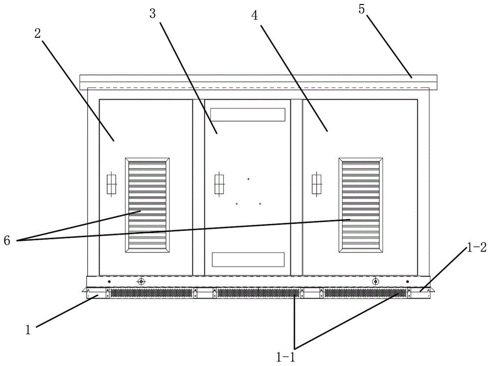 一种新型滚轮式折叠门单层箱体结构的制作方法