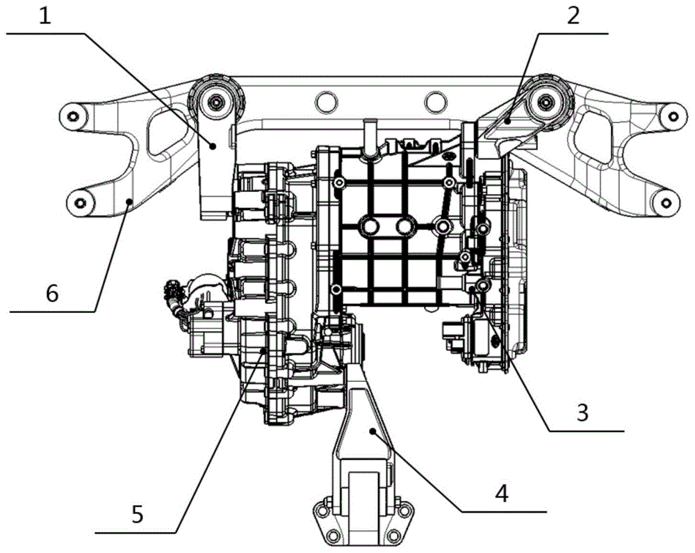 纯电动汽车动力总成悬置系统的制作方法