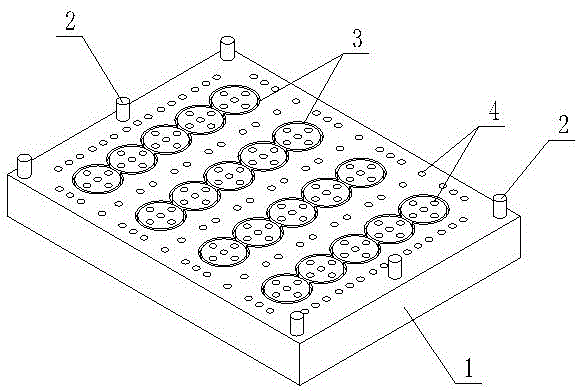 一种激光切割用吸料板的制作方法