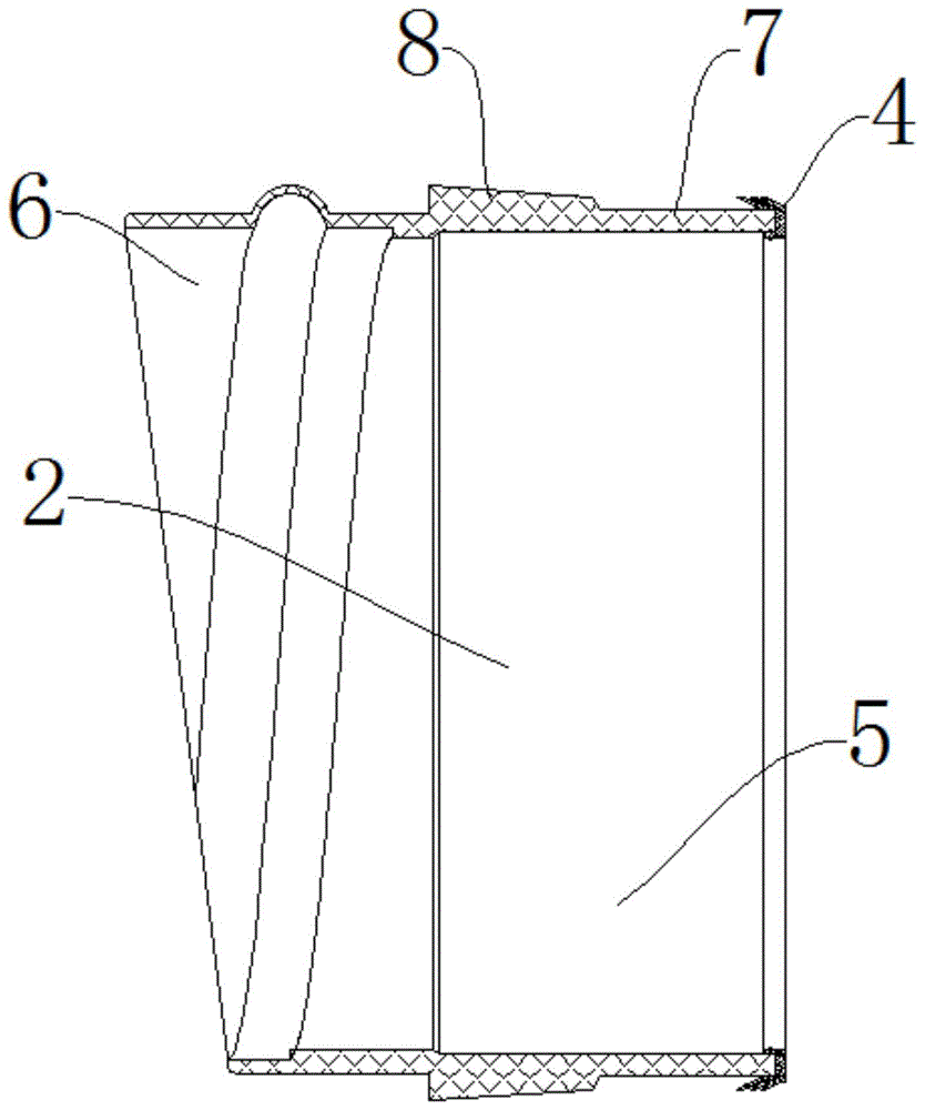 一种缠绕结构管材高密封高强度连接头的制作方法