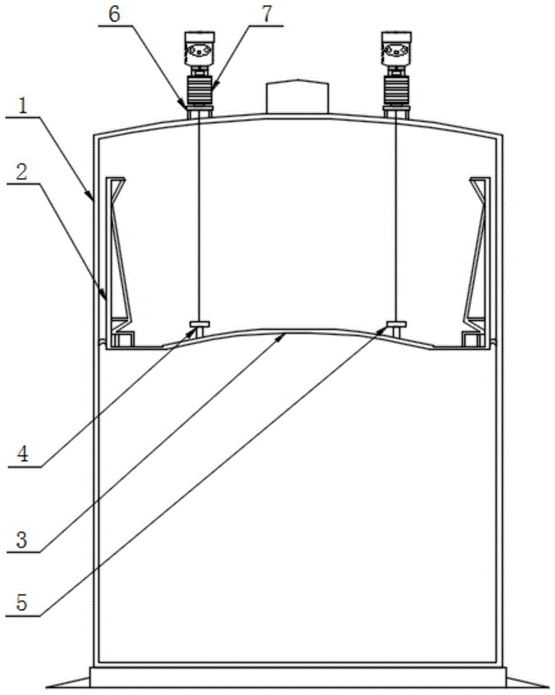 一种煤气柜激光柜位计的制作方法