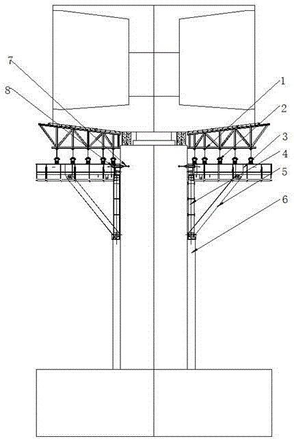 复合型装配式桥梁悬臂施工托架的制作方法