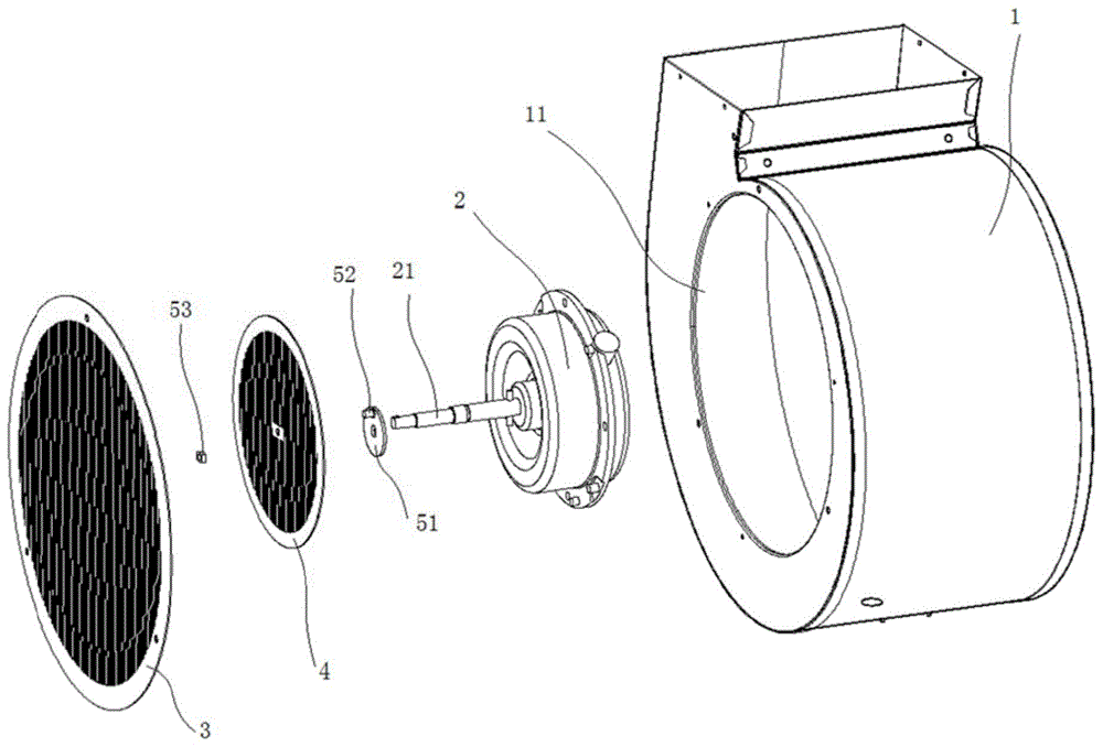 吸油烟机的风机组件及吸油烟机的制作方法