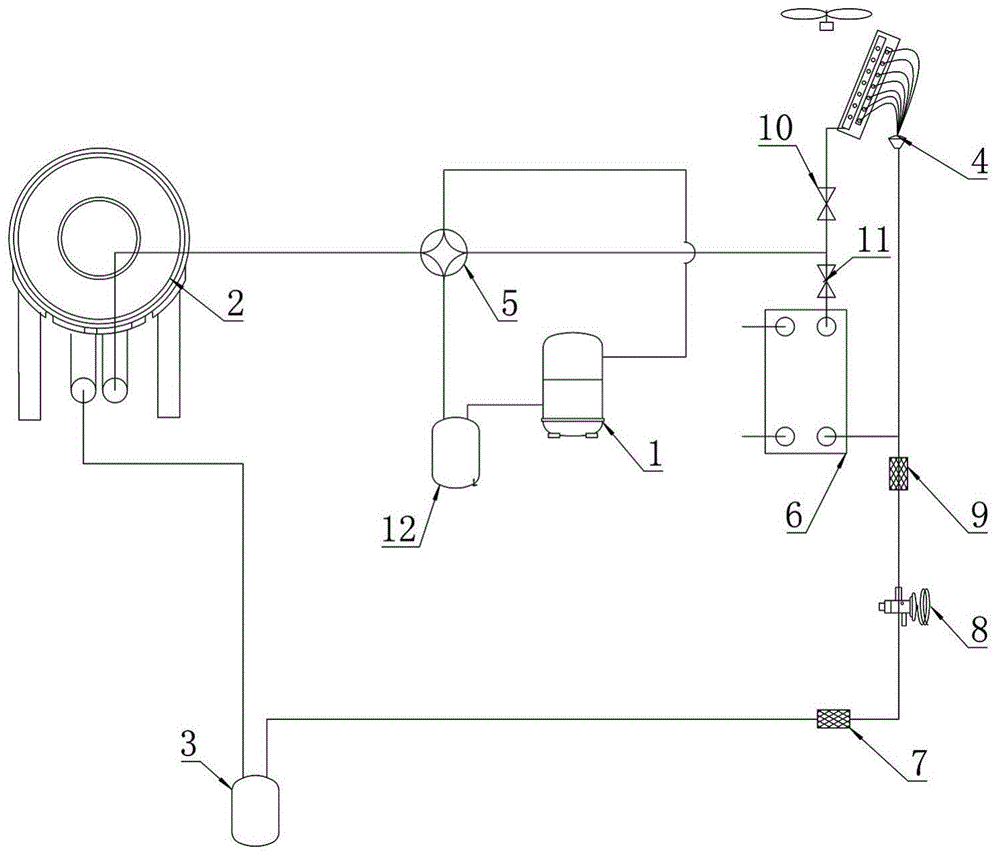 一种双源热泵热水机组系统的制作方法