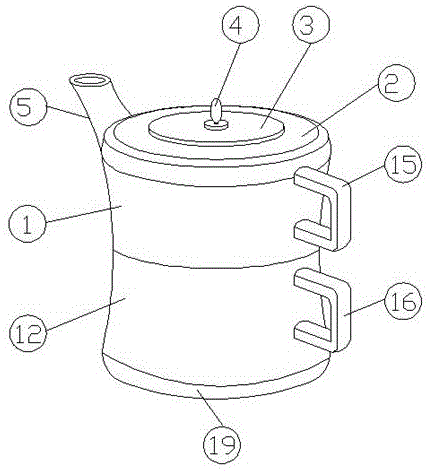 一种具有转换性的陶瓷茶壶的制作方法