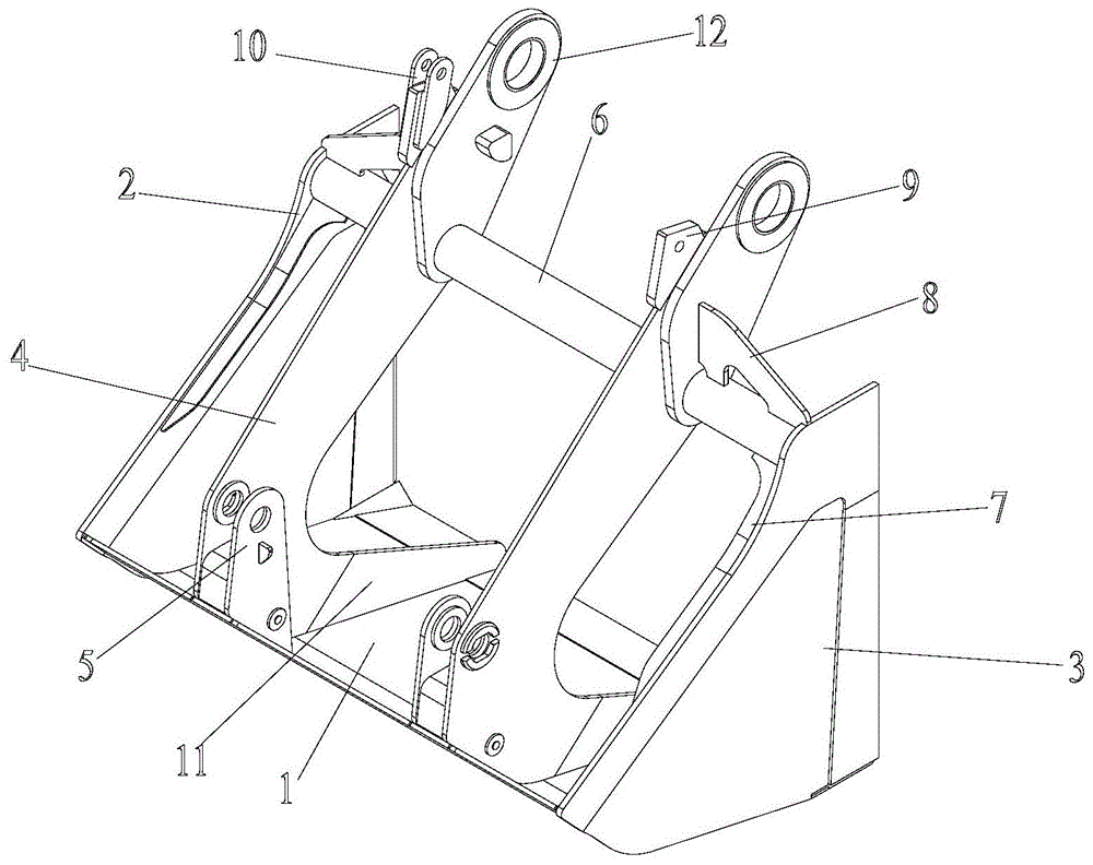 抓斗斗体结构的制作方法