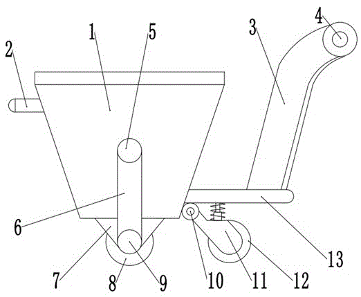 一种建筑基础承台开挖用白灰放线装置的制作方法