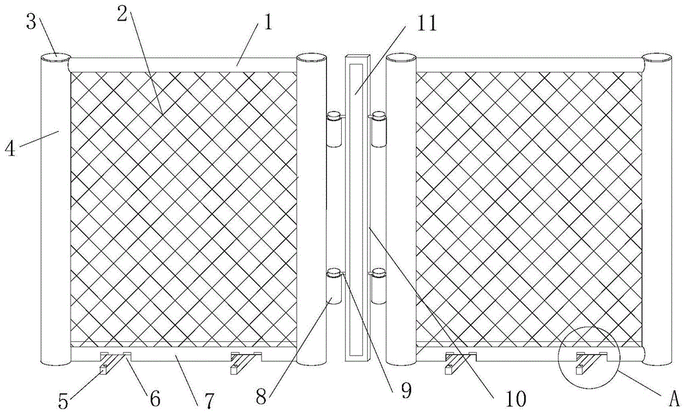 建筑施工防护栏的制作方法