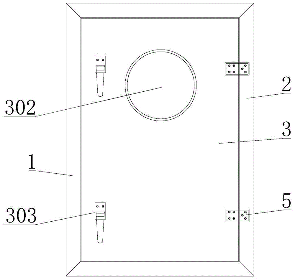 一种检修门的制作方法