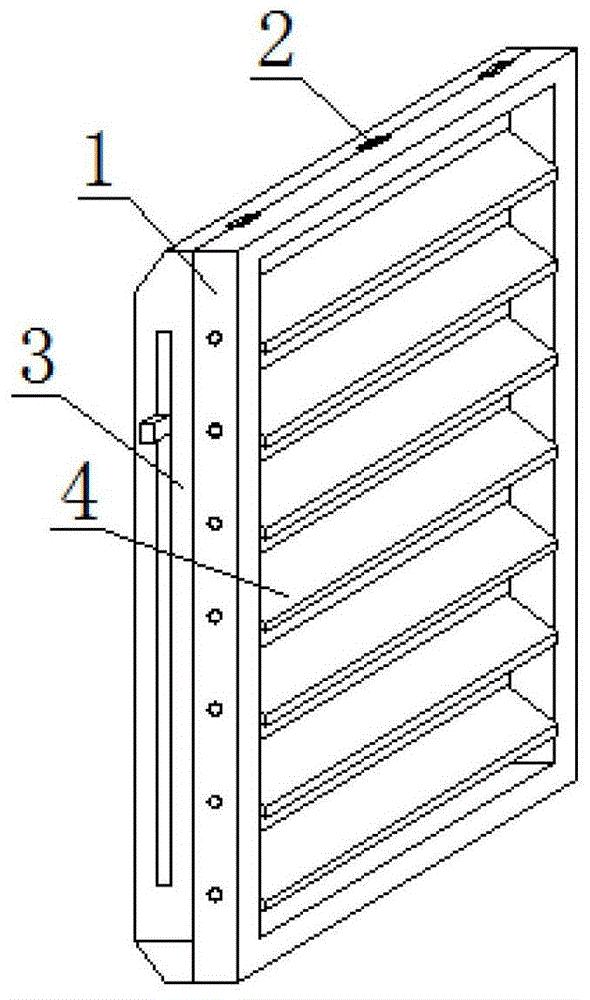 一种空气净化百叶窗的制作方法