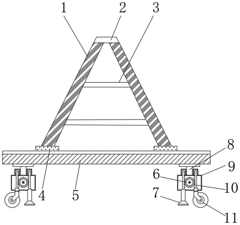 一种小型电力工程用爬梯的制作方法