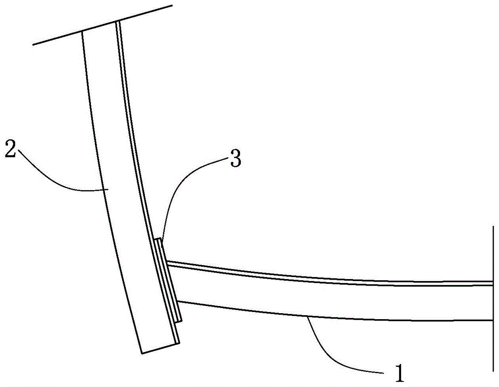 一种隧道初期支护仰拱拱架与边墙拱架的连接结构的制作方法