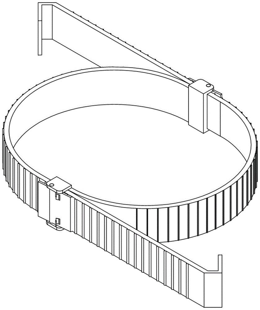 用于热水壶隔水加热的杯子扎带环的制作方法