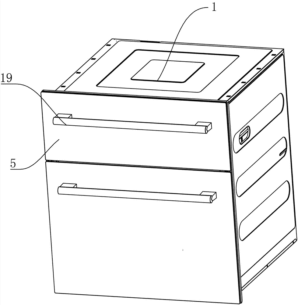 一种洗碗消毒柜的连接结构的制作方法
