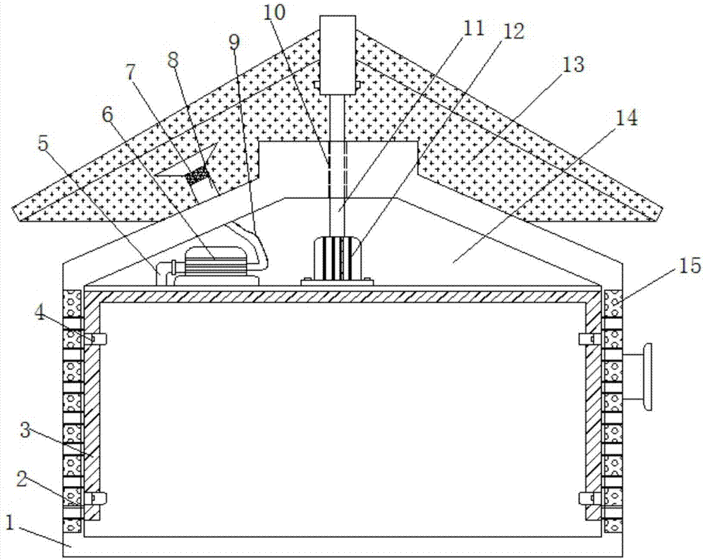 一种具有防雨功能的除尘器上箱体的制作方法