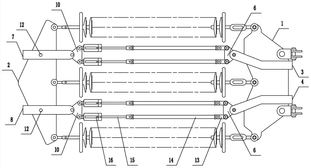 ±1100kV直流输电线路三联V型绝缘子串专用卡具的制作方法