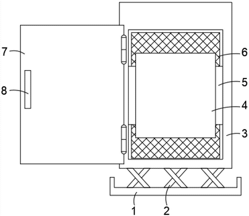 一种水电站环保除尘发电机调速器柜的制作方法