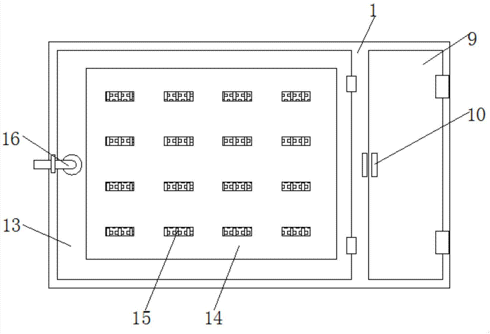 一种方便查找设备的电表柜的制作方法