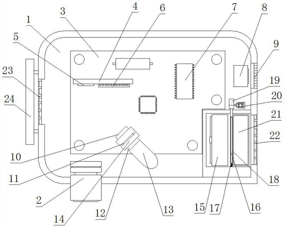 一种具有内部除尘功能的投影仪的制作方法