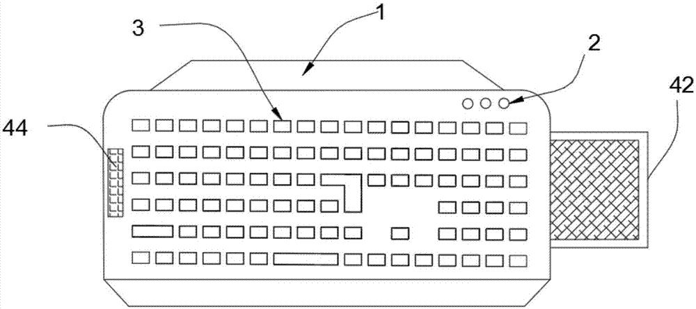 一种带防水功能的机械键盘的制作方法