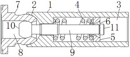 一种连接方便的新型弹簧倒包柱塞结构的制作方法