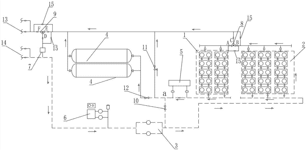 叠加式蓄能型热泵供热系统的制作方法