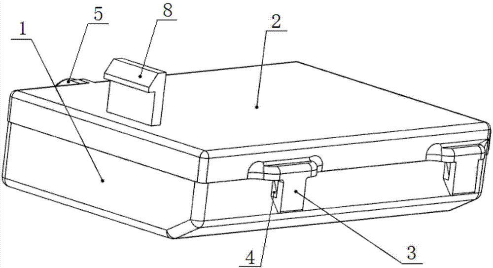 空调器安装盒卡扣结构的制作方法