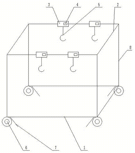 一种井下可移动吊运平台的制作方法