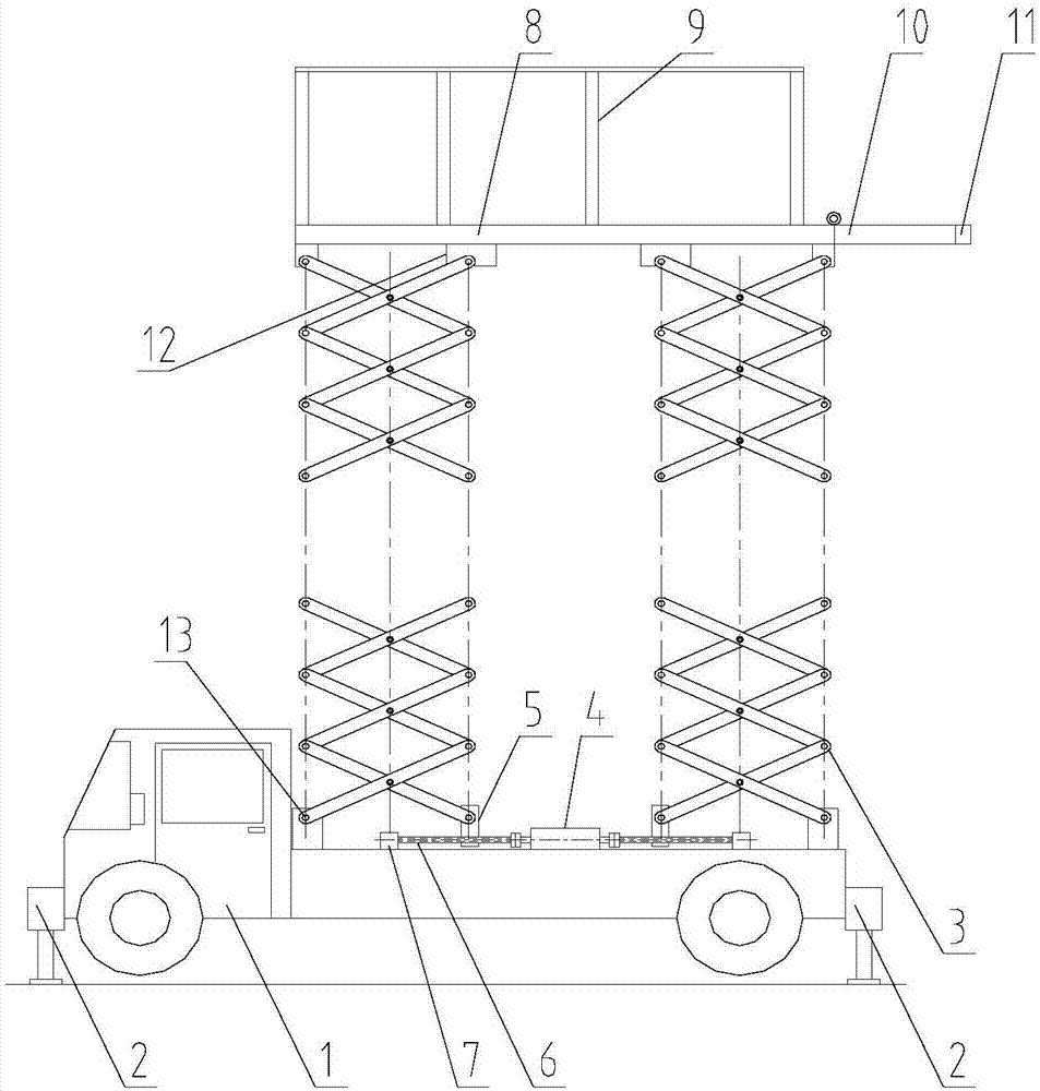 车载移动升降操作平台的制作方法