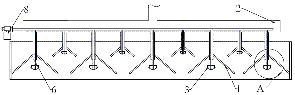 一种厌氧塔用除浮渣型三相分离器的制作方法