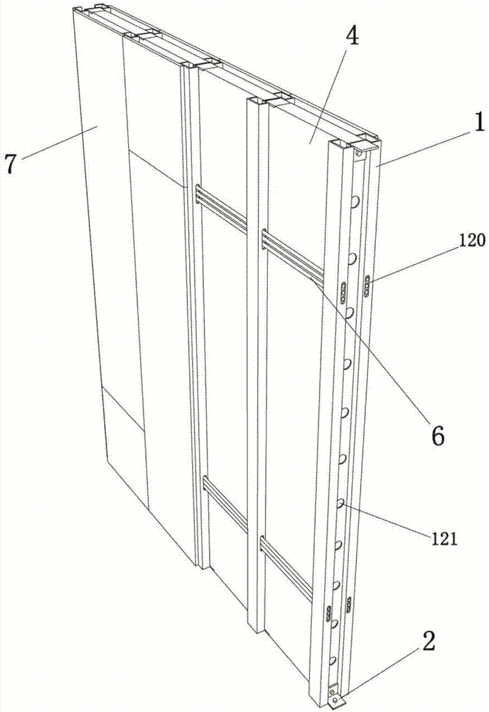一种弓型型钢与条板组合装配式墙体的制作方法