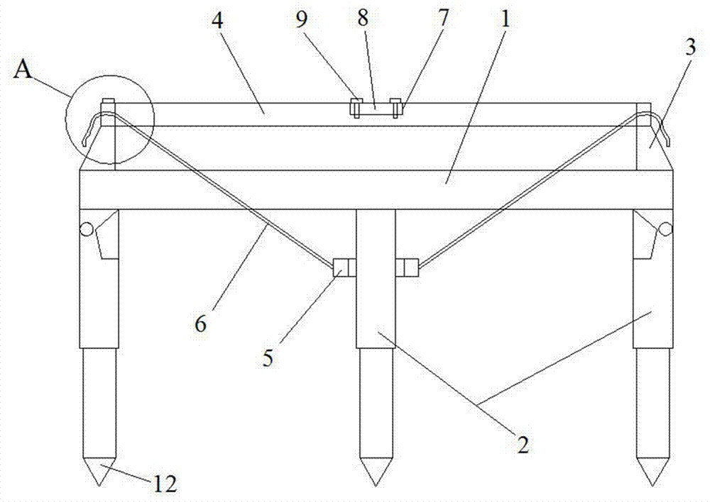 一种便携式钻机支架的制作方法