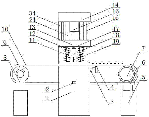 一种汽车模具加工用自动打孔机构的制作方法