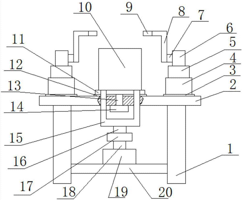 一种便于出料的离心浇铸炉管模具的制作方法