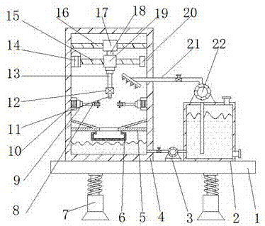 一种具有收集废渣功能的建筑板材用钻孔装置的制作方法