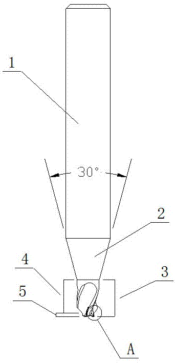 一种三刃成型切刀的制作方法