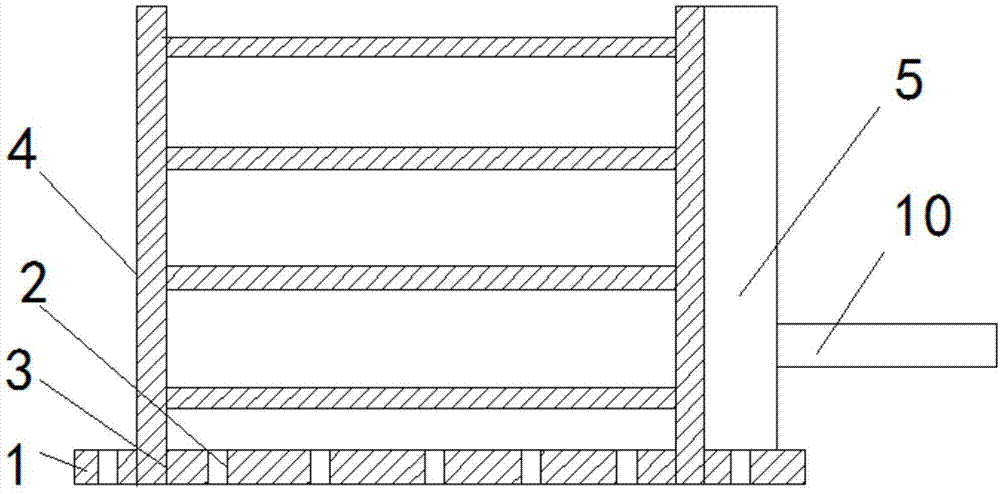 一种方便模具放置和取出的模具架的制作方法