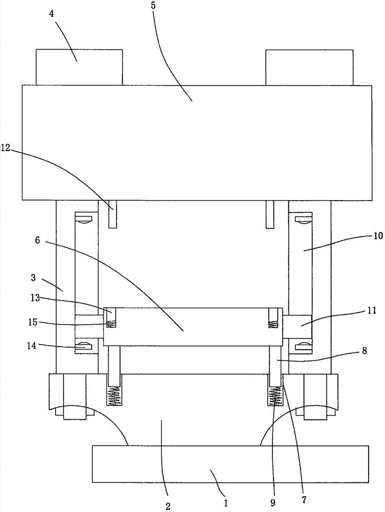 油压机用主架的制作方法