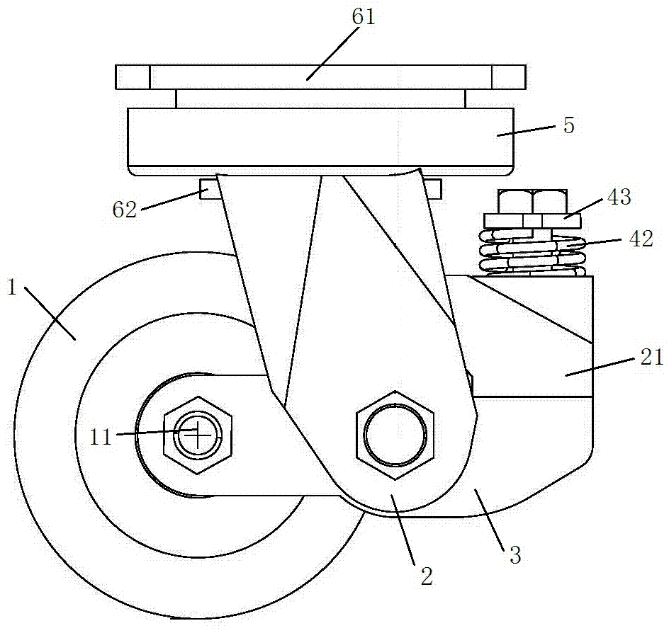 一种AGV专用双轮减震轮组的制作方法