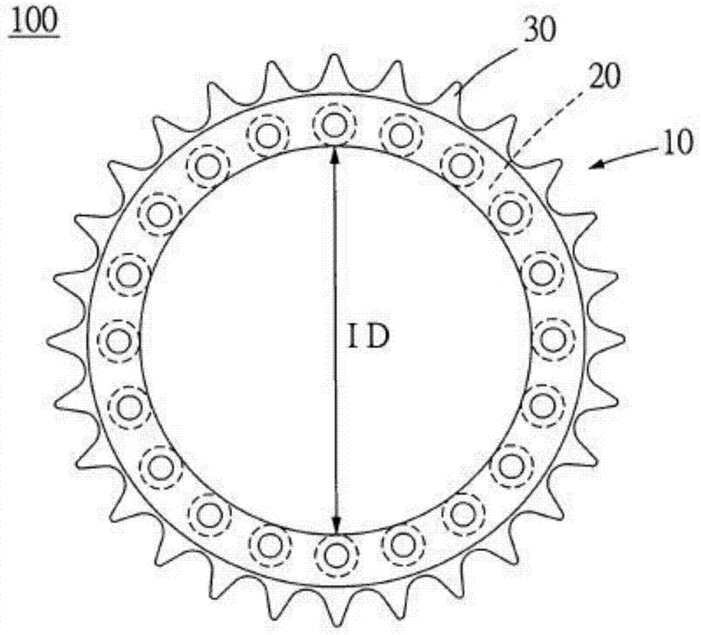 一种自行车齿轮结构的制作方法
