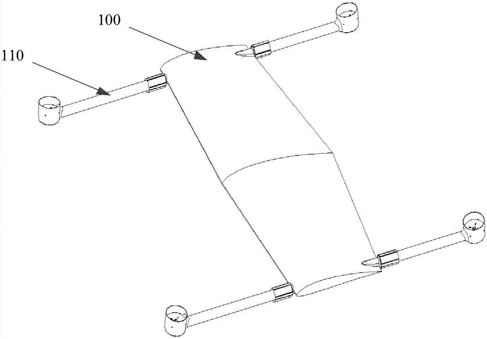 机臂折叠机构及其垂直起降固定翼飞机的制作方法