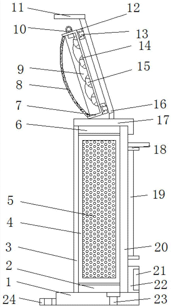 一种建筑施工用具有降噪功能的围栏板的制作方法