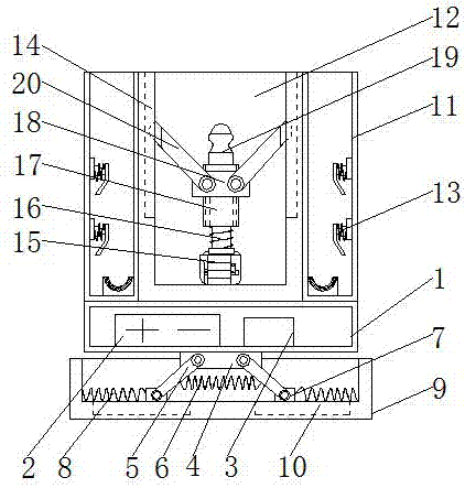 一种电力施工安全防护栏的制作方法