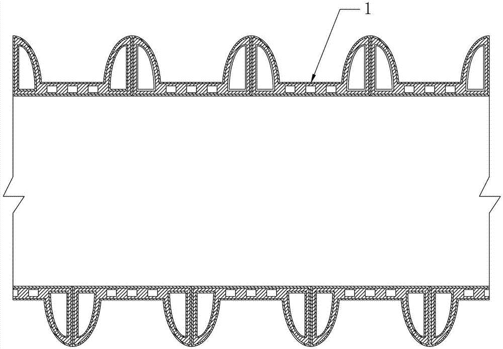 一种内肋增强双组份螺旋波纹管的制作方法