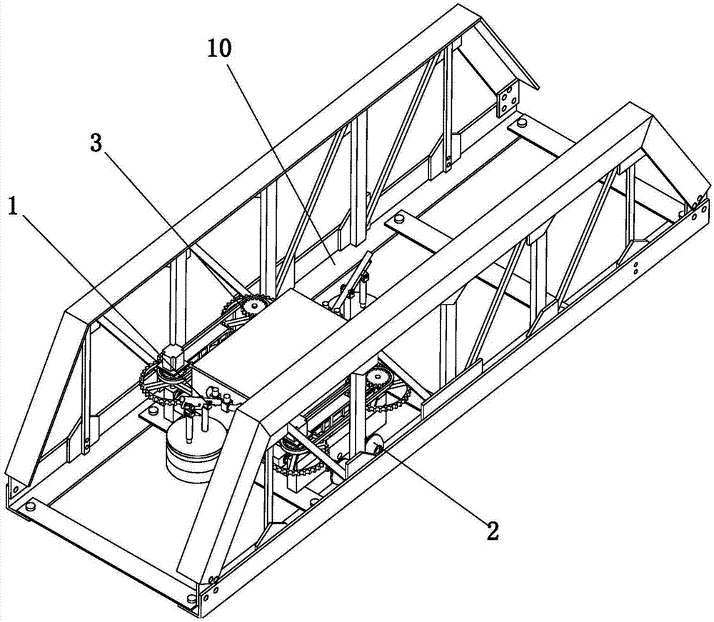 一种桥梁桁架梁的自动清理养护装置的制作方法