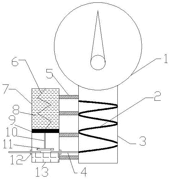 耐低温膜盒压力表的制作方法