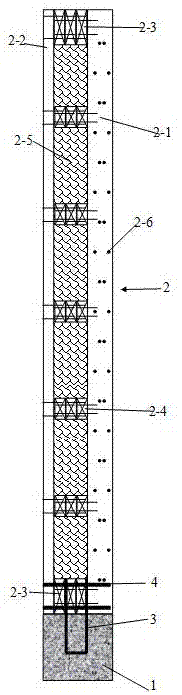 模块化钉合层积木保温墙板与基础连接节点的制作方法